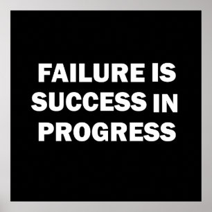 Motivational gym quotes for success poster
