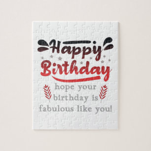 Motivational Happy birthday wishes. Jigsaw Puzzle