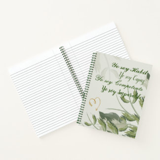 Motivational Hard Cover Spiral Notebook