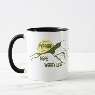 Motivational hiking hiker quotes mug