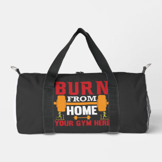 Motivational Home Gym Workout Duffle Bag