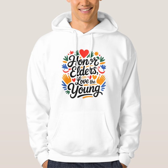 Motivational Hoodie for Men – Do Something Today  (Front)