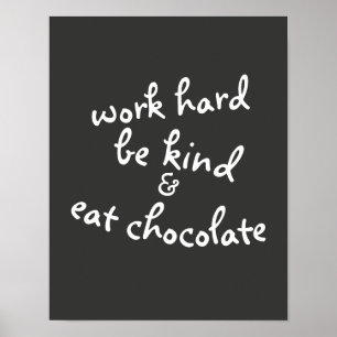 motivational humour typography black and white poster