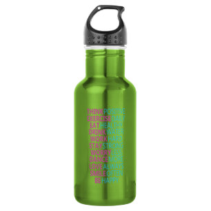 Motivational Hydration Tracker - Stainless  532 Ml Water Bottle
