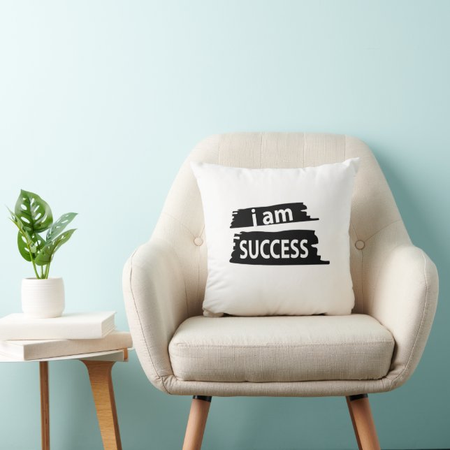 Motivational I am Success Motivational Cushion (Chair)