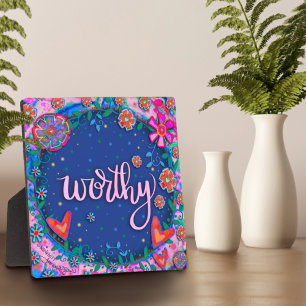 Motivational Inspirational Fun Worthy Inspirivity Plaque