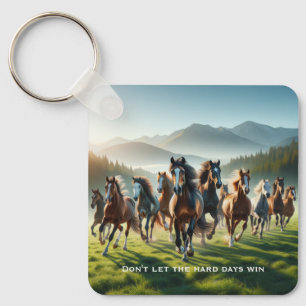 Motivational Inspirational Key Ring