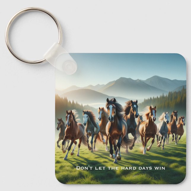 Motivational Inspirational Key Ring (Front)