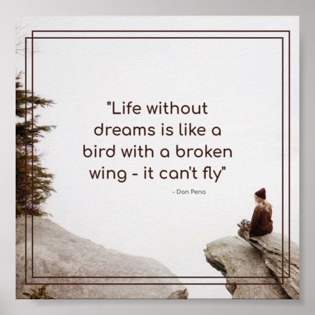 Motivational - Inspirational Life Quote Poster (Front)