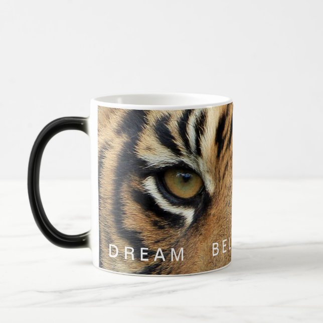 Motivational Inspirational Quote Dream Believe Magic Mug (Left)