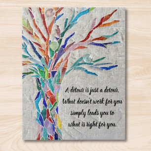 Motivational Inspirational Quote Jigsaw Puzzle