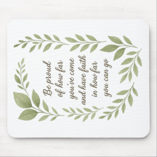 Motivational & Inspirational Quote Mouse Pad