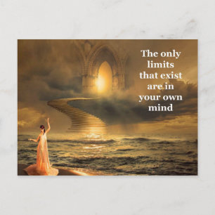 Motivational & Inspirational Quote Postcard