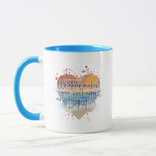 Motivational, Inspirational, Sunset Beach Heart Mug