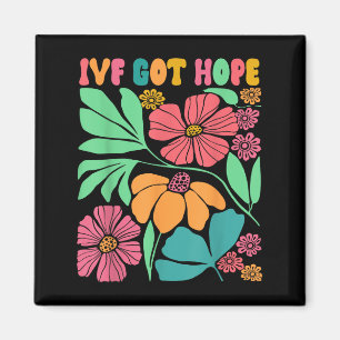 Motivational Inspired Ivf Mama Wildflower Ivf Mom  Magnet