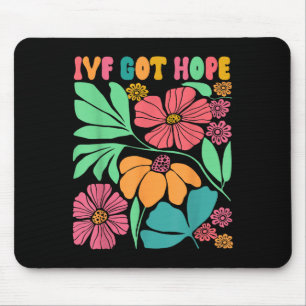 Motivational Inspired Ivf Mama Wildflower Ivf Mum Mouse Mat