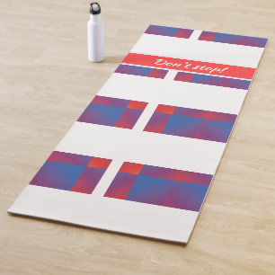 Motivational Joga Mat with your own claim