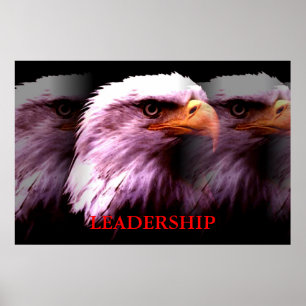 Motivational Leadership Eagle Poster