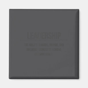 Motivational Leadership Entrepreneur Slogan Quote  Magnet