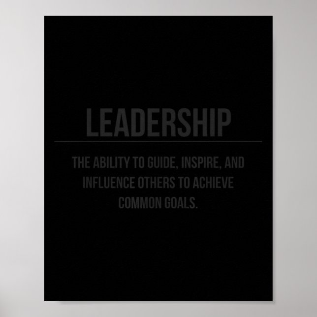 Motivational Leadership Entrepreneur Slogan Quote  Poster (Front)