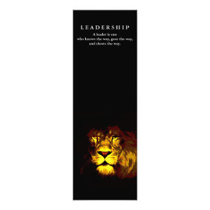 Motivational Leadership Lion Photo Print