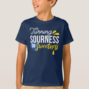 Motivational Lemon Quote From Sour to Sweet T-Shirt
