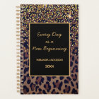 Motivational leopard pattern brown black 2026