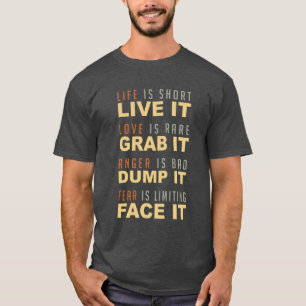 Motivational Life Advice shirts & jackets