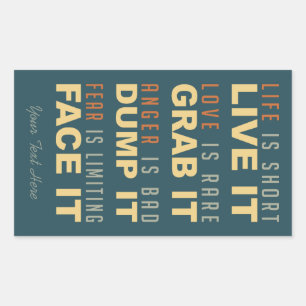 Motivational Life Advice stickers