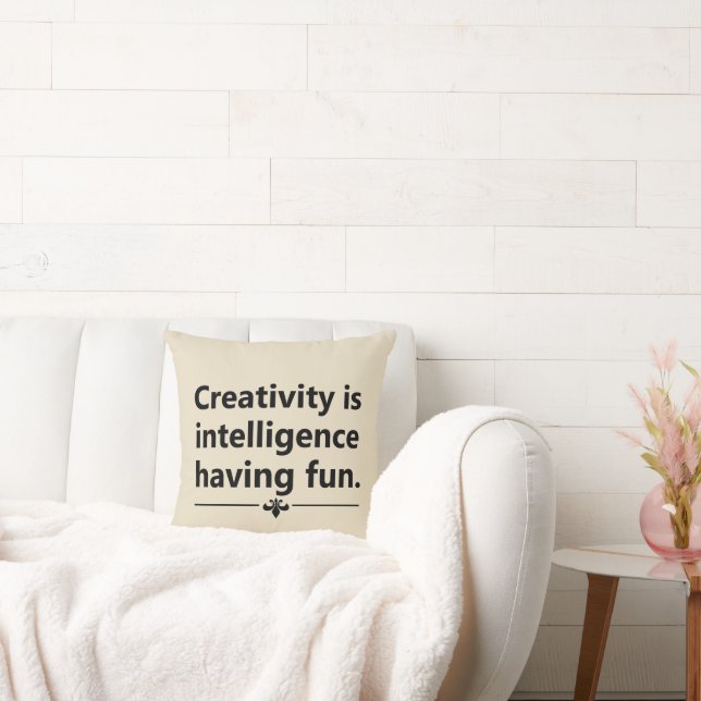 Motivational life quote cushion (Couch)