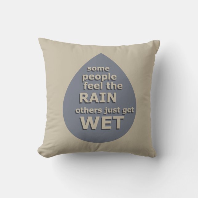 Motivational life quote cushion (Front)