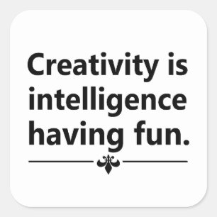 Motivational life quote square sticker