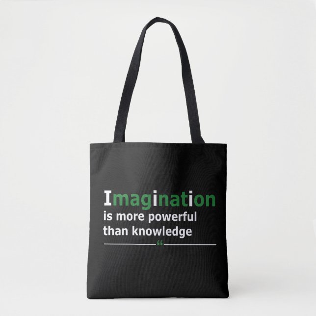 Motivational life quote tote bag (Front)