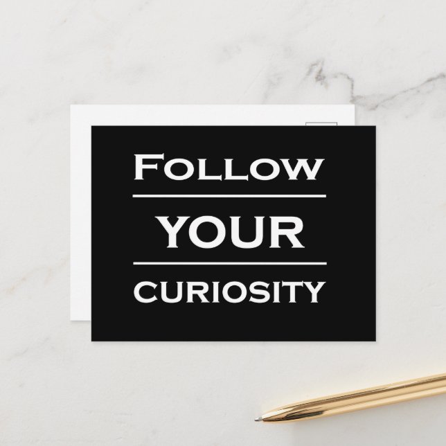 Motivational life quotes holiday postcard (Front/Back In Situ)