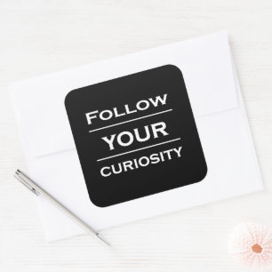 Motivational life quotes square sticker