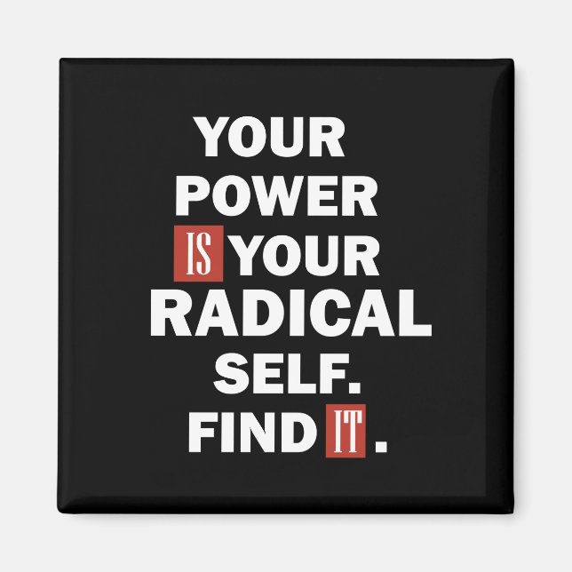 Motivational life success quotes magnet (Front)