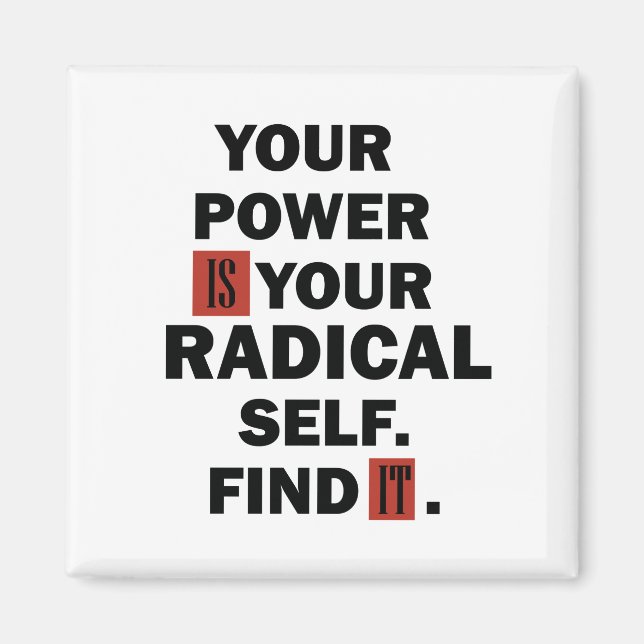 Motivational life success quotes magnet (Front)