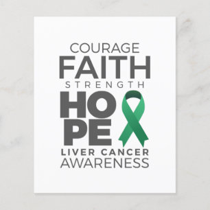 Motivational Liver Cancer Awareness quotes sayings Flyer