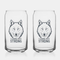 Motivational "Lone But Strong" Lone Wolf