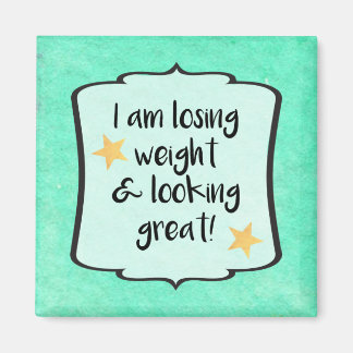 Motivational Losing Weight Slimming Club Quote Magnet