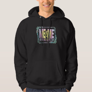 Motivational Me Vs Me I Am My Own Competition Tie  Hoodie