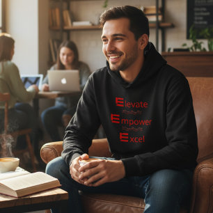 Motivational Men's Basic Hooded Sweatshirt