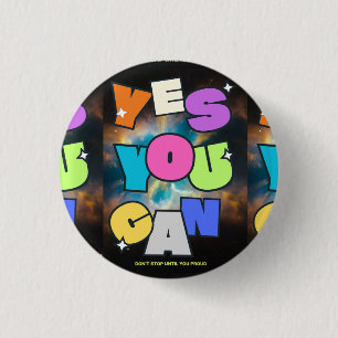 Motivational Mindset Success Inspiration Design 3 Cm Round Badge