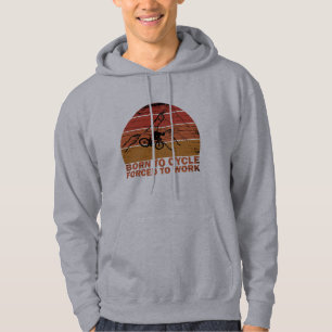 Motivational Mountain Biking Quote - Funny Cycling Hoodie