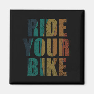 Motivational Mountain Biking Quote - Funny Cycling Magnet