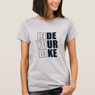 motivational mountain biking quote T-Shirt