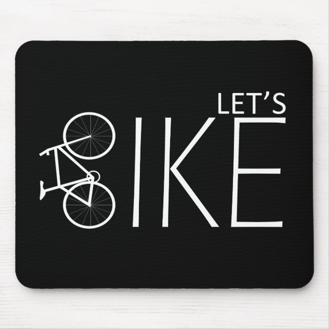 Motivational mountain biking quotes mouse mat (Front)