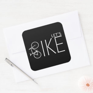 Motivational mountain biking quotes square sticker