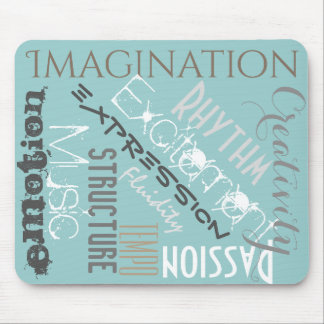 Motivational Mouse Pad Musical Inspiration