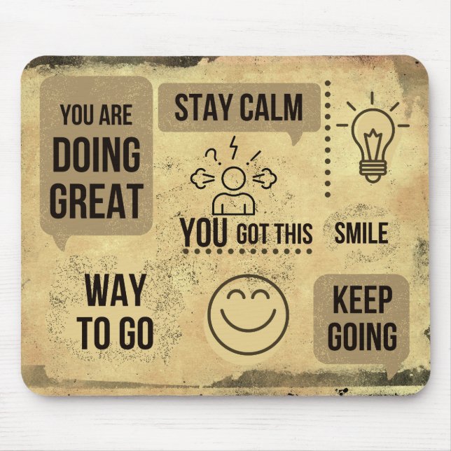 Motivational Mousepad (Front)